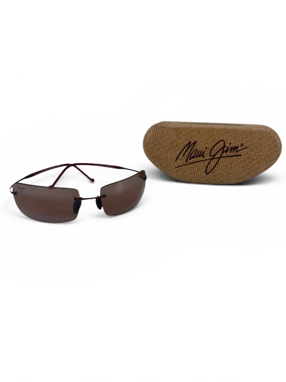Maui Jim Thousand Peaks Sunglasses Burgundy Like New